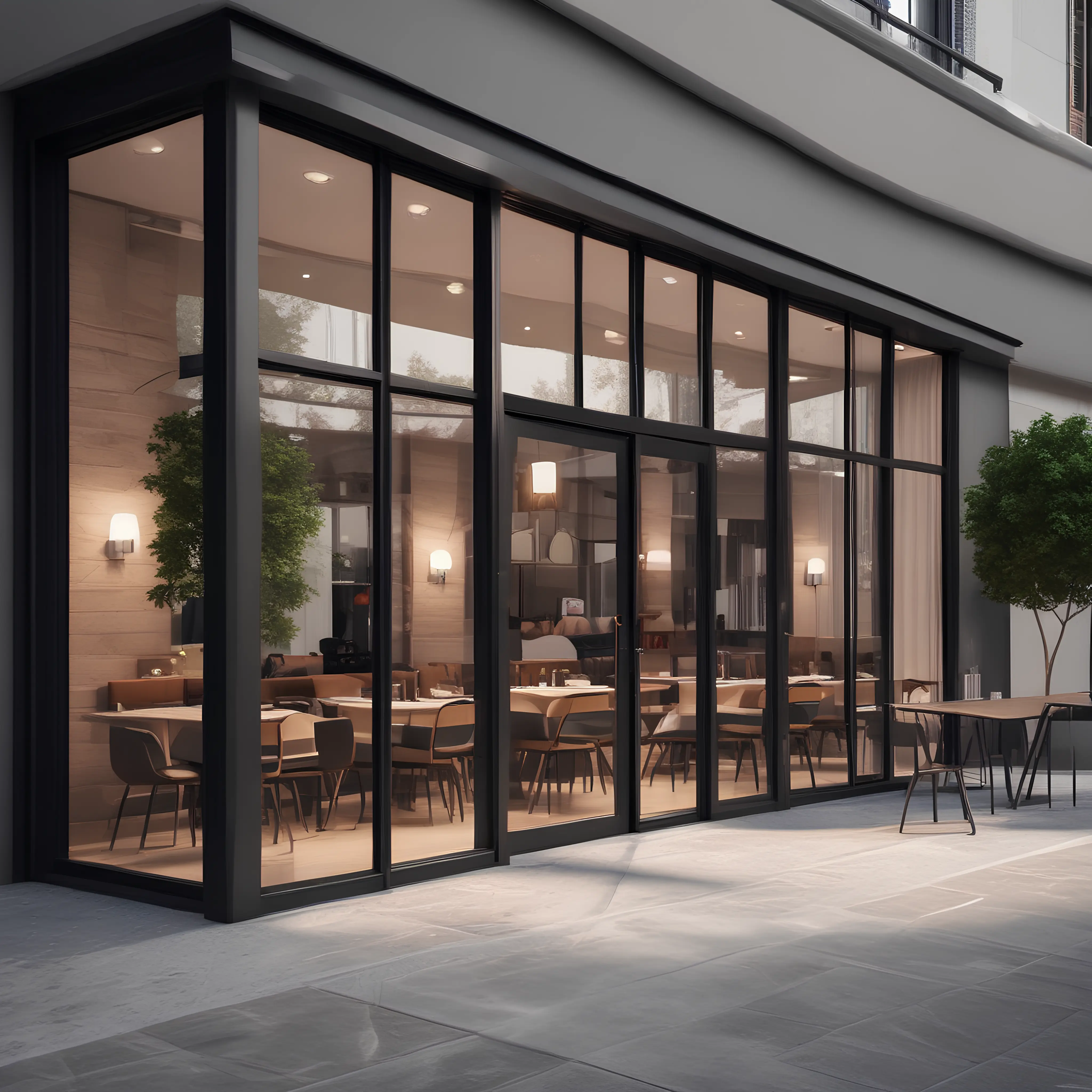 Entrée du restaurant