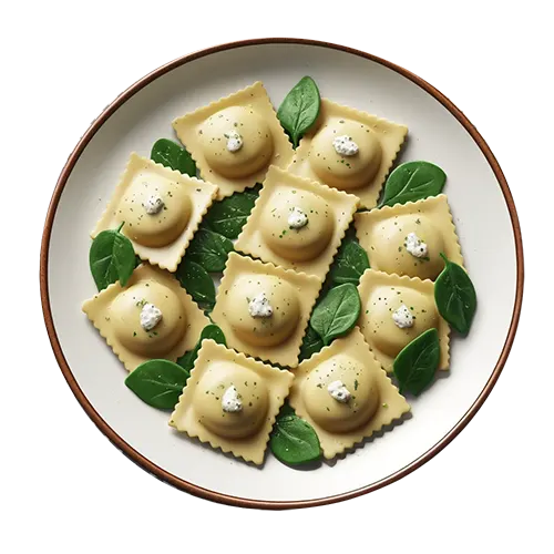 Ravioli Ricotta e Spinaci